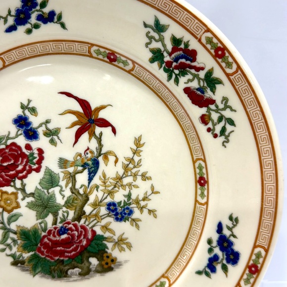 Set of 3 Syracuse China Old Ivory Shangha 9” Plate. Made in USA. A2434. - Picture 3 of 7